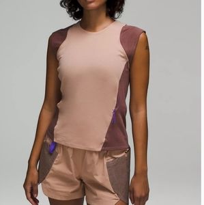 Lululemon cap sleeve hiking tank top